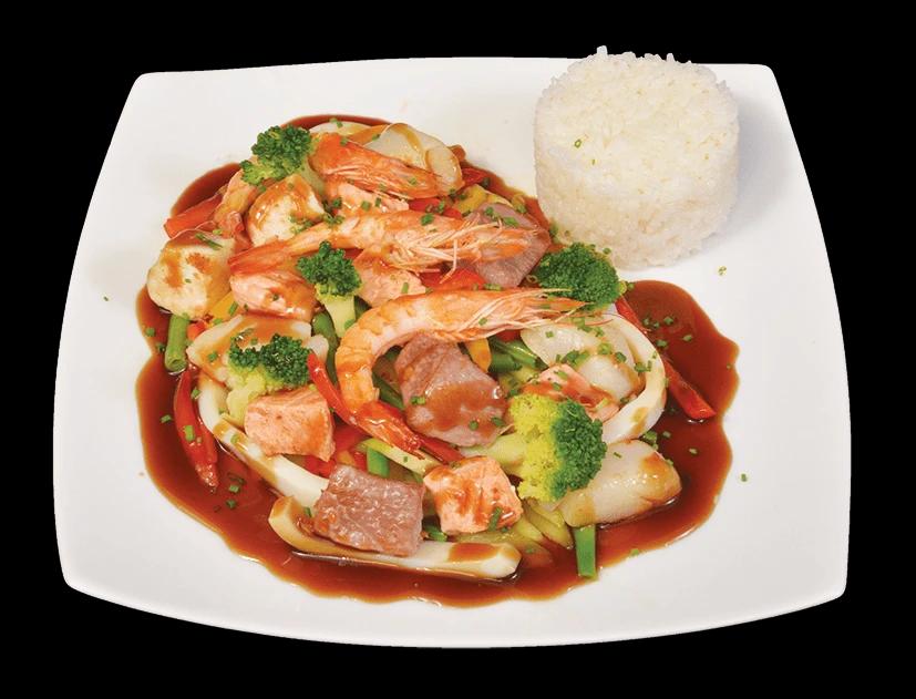 Wok Fruits de Mer