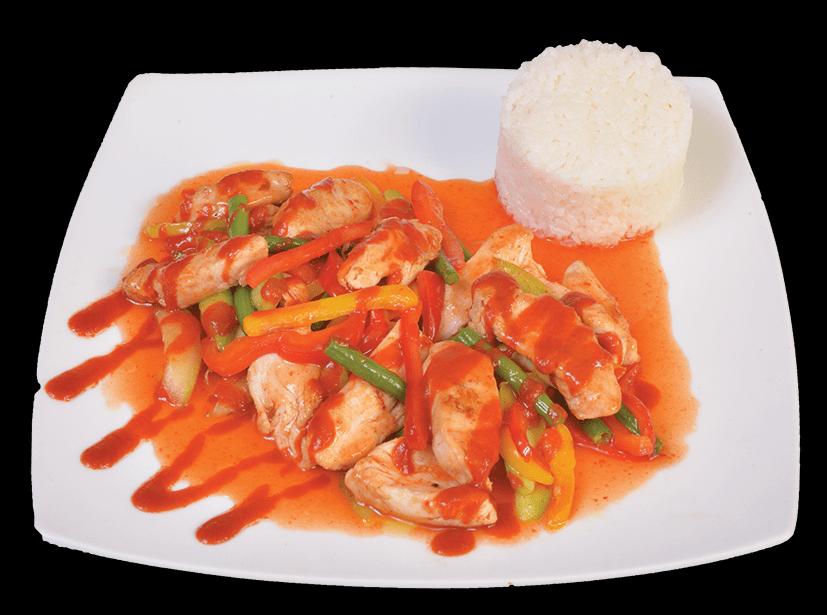 Wok Poulet Epicé