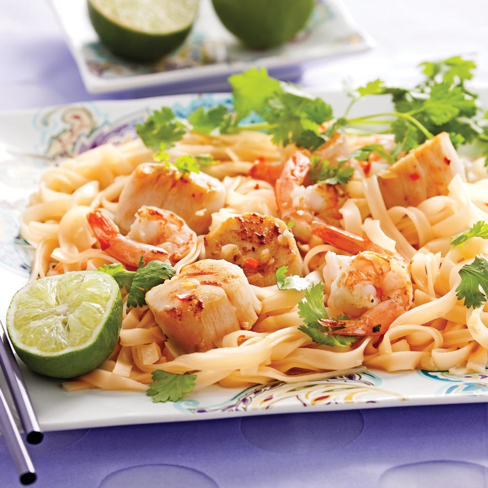 Nouilles Japonaises Fruits De Mer