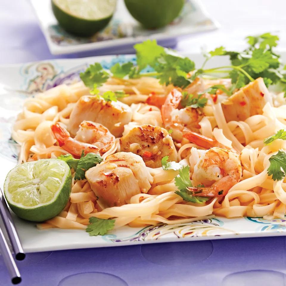 Nouilles Japonaises Fruits De Mer