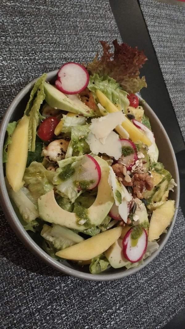 Salade Gambas Avocat