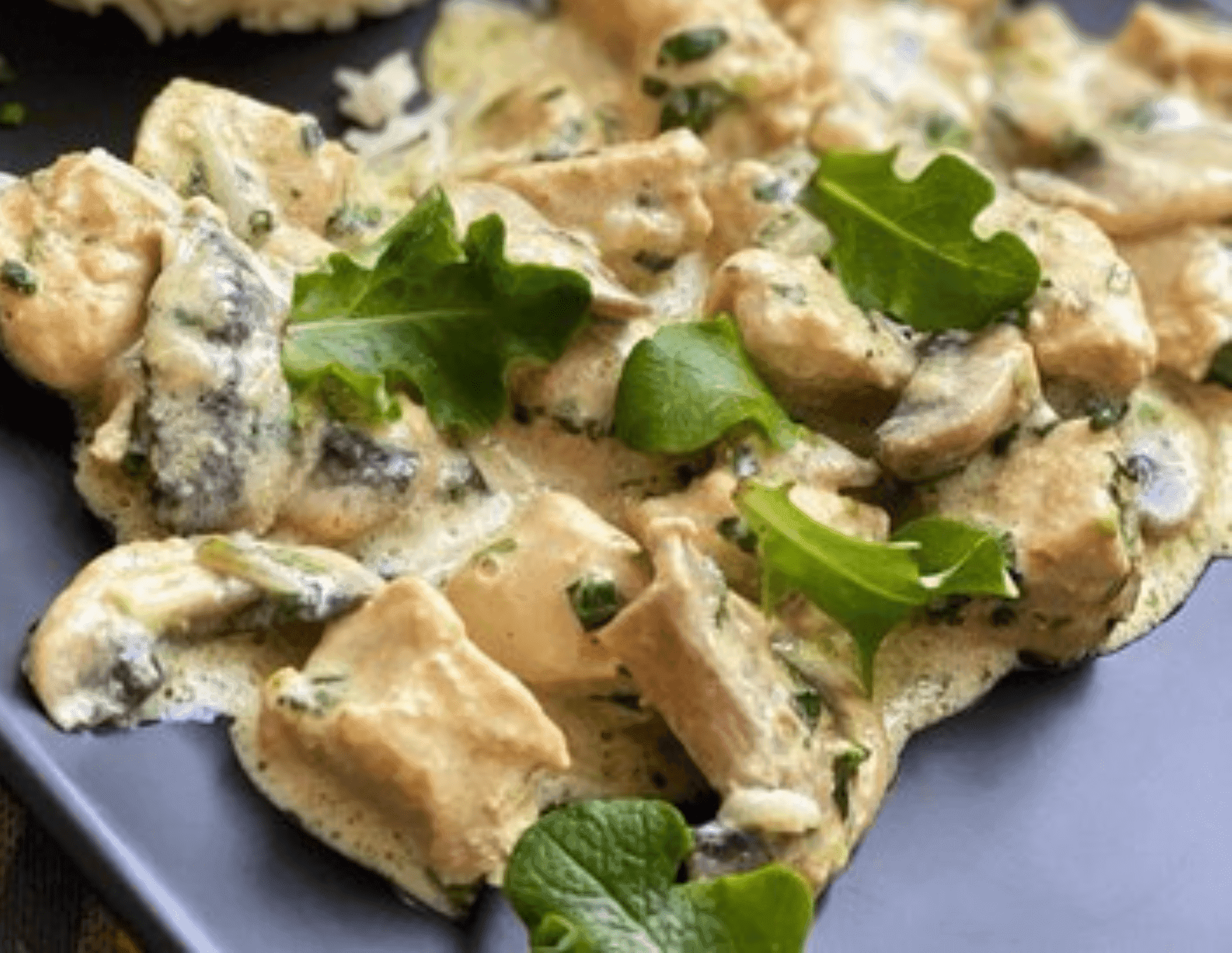 Plat Escalope sauce Champignon