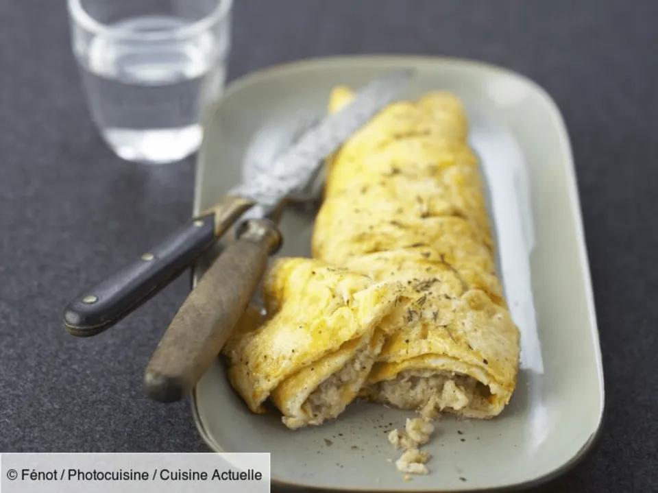 Omelette au Thon et Fromage