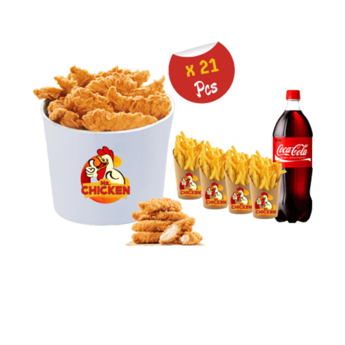 Mr. Tenders Family 21 Pcs