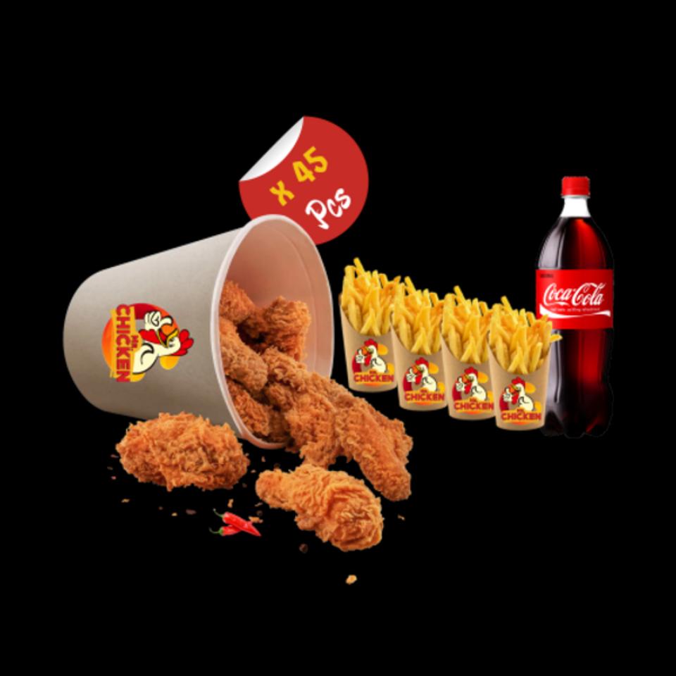 Mr. Hot Family Wings 45 Pcs
