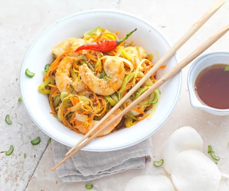 Wok Crevettes