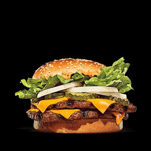 Double Cheese Burger + frit + Qnt