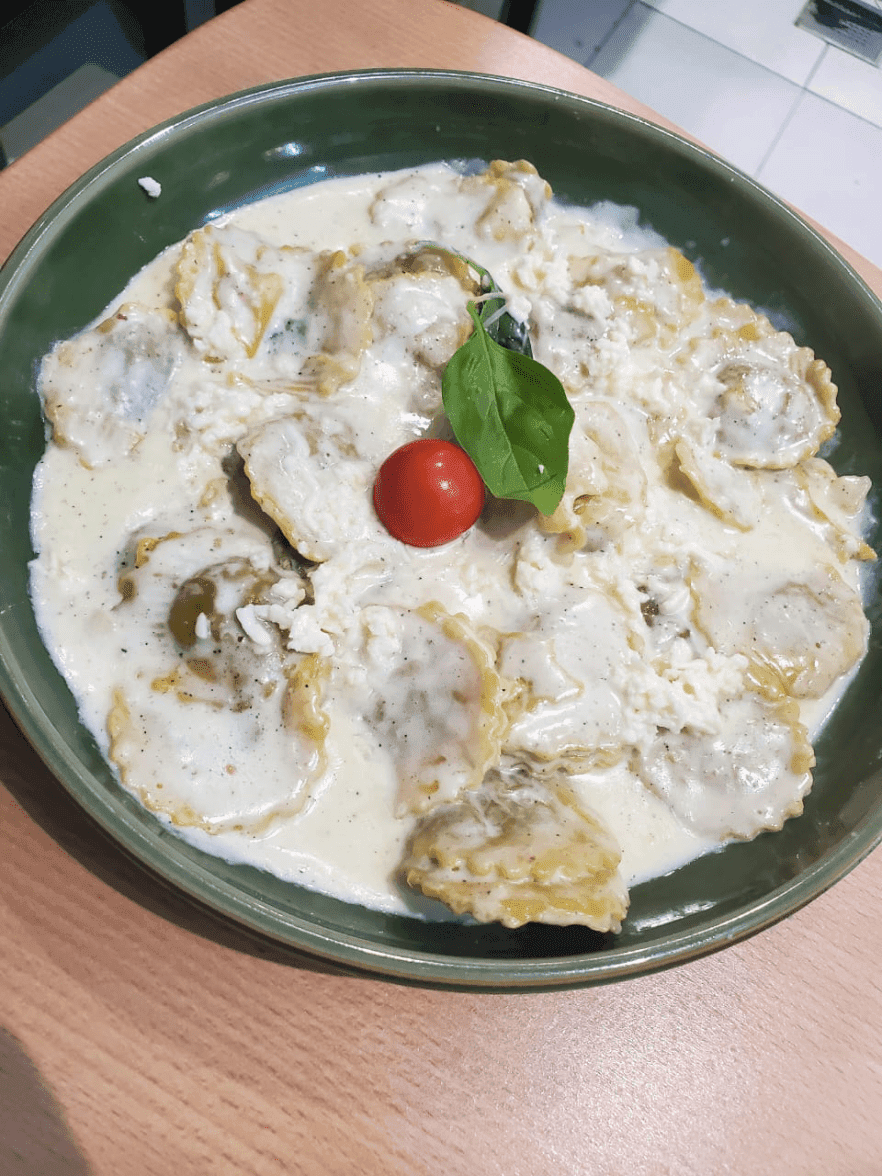 Ravioli  Epinard Gouda