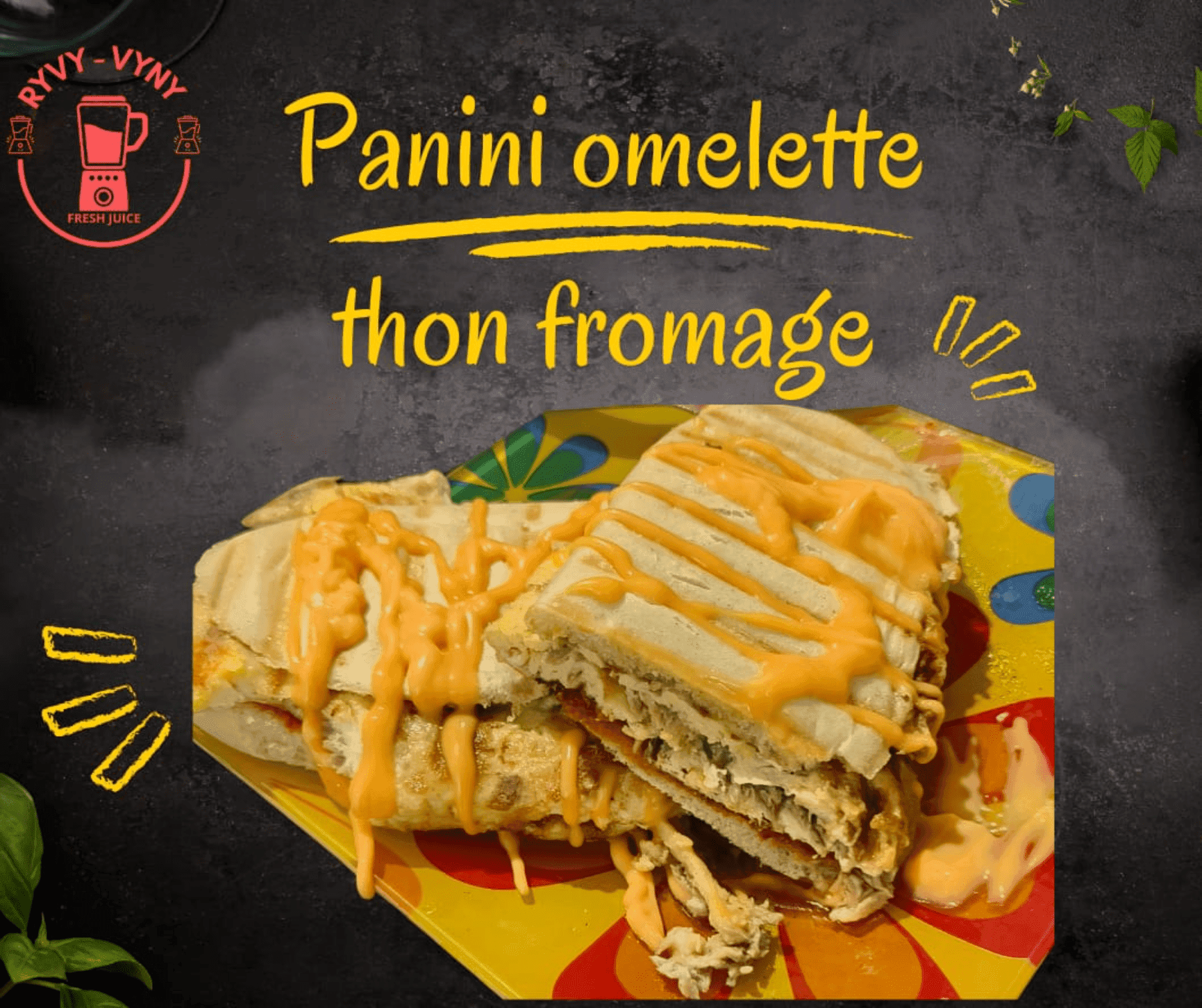 Panini Omelette Thon Fromage