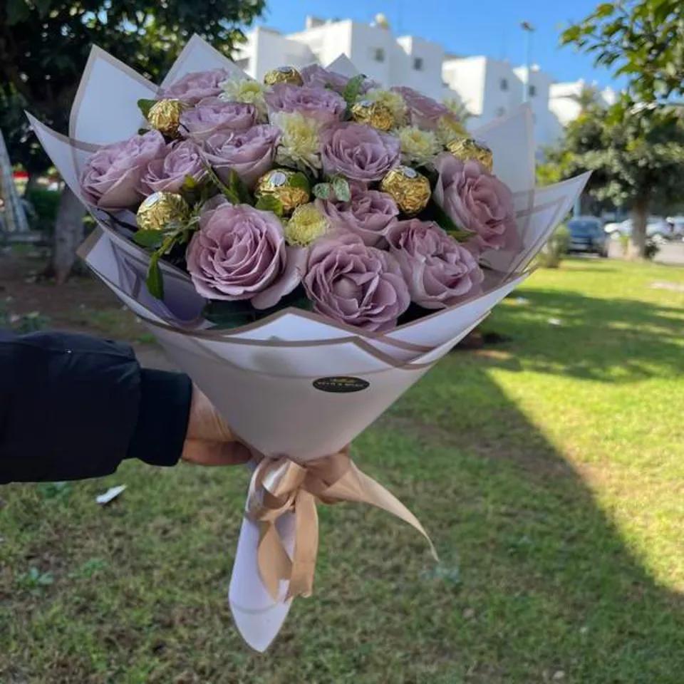 Bouquet Rose mauve