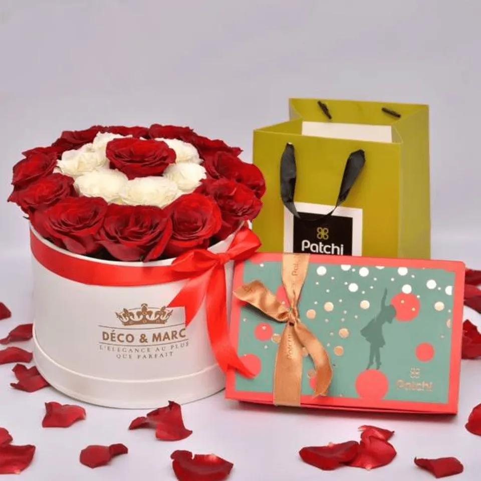 Box fleurs avec PATCHI