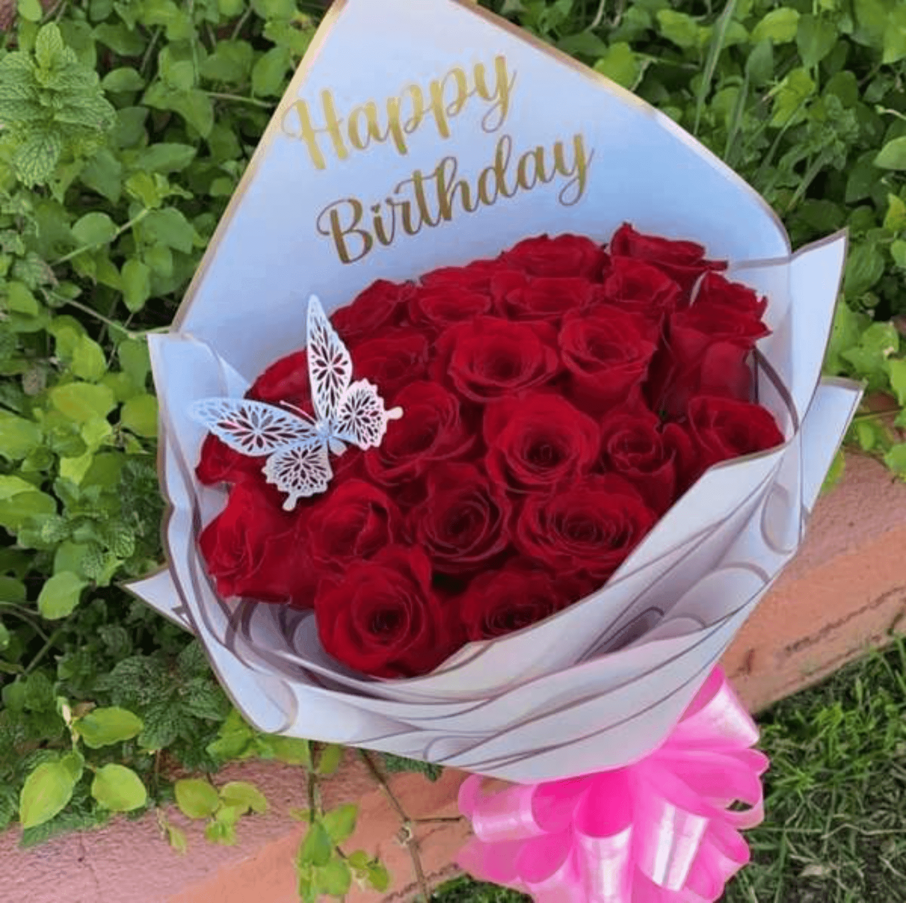 Bouquet Des Fleurs Rouges