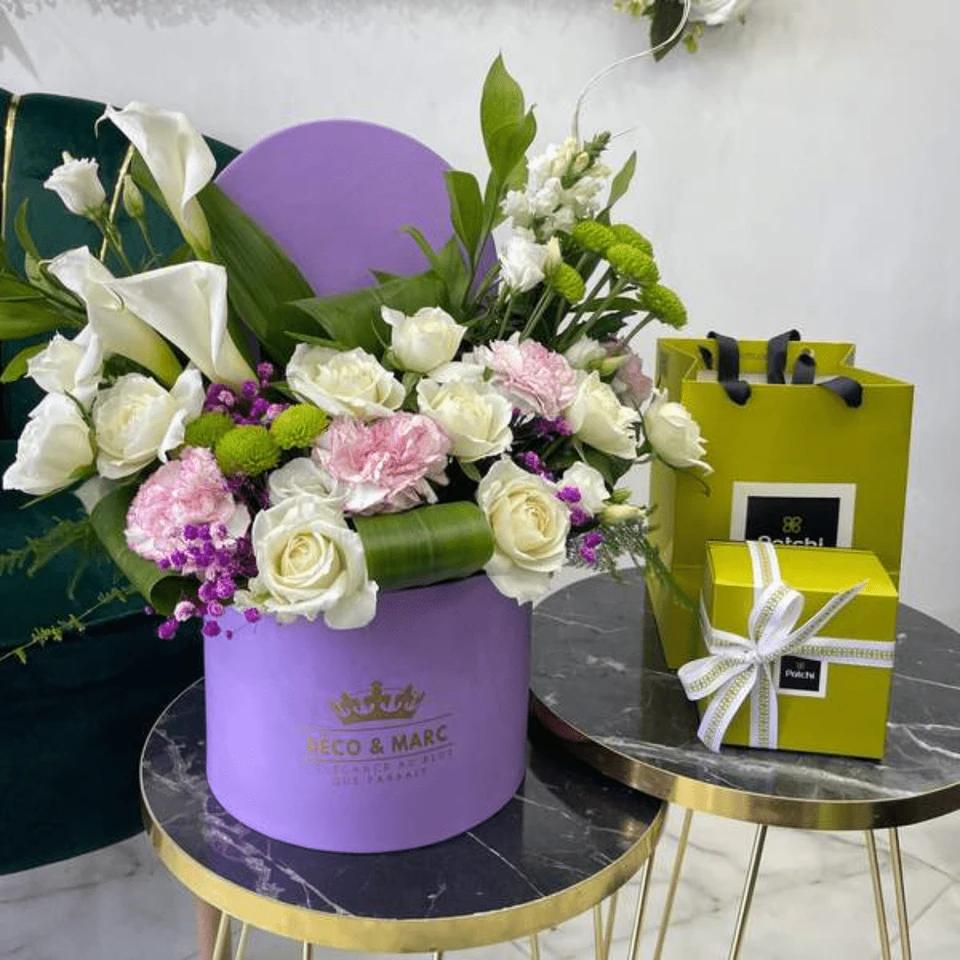 Purple box