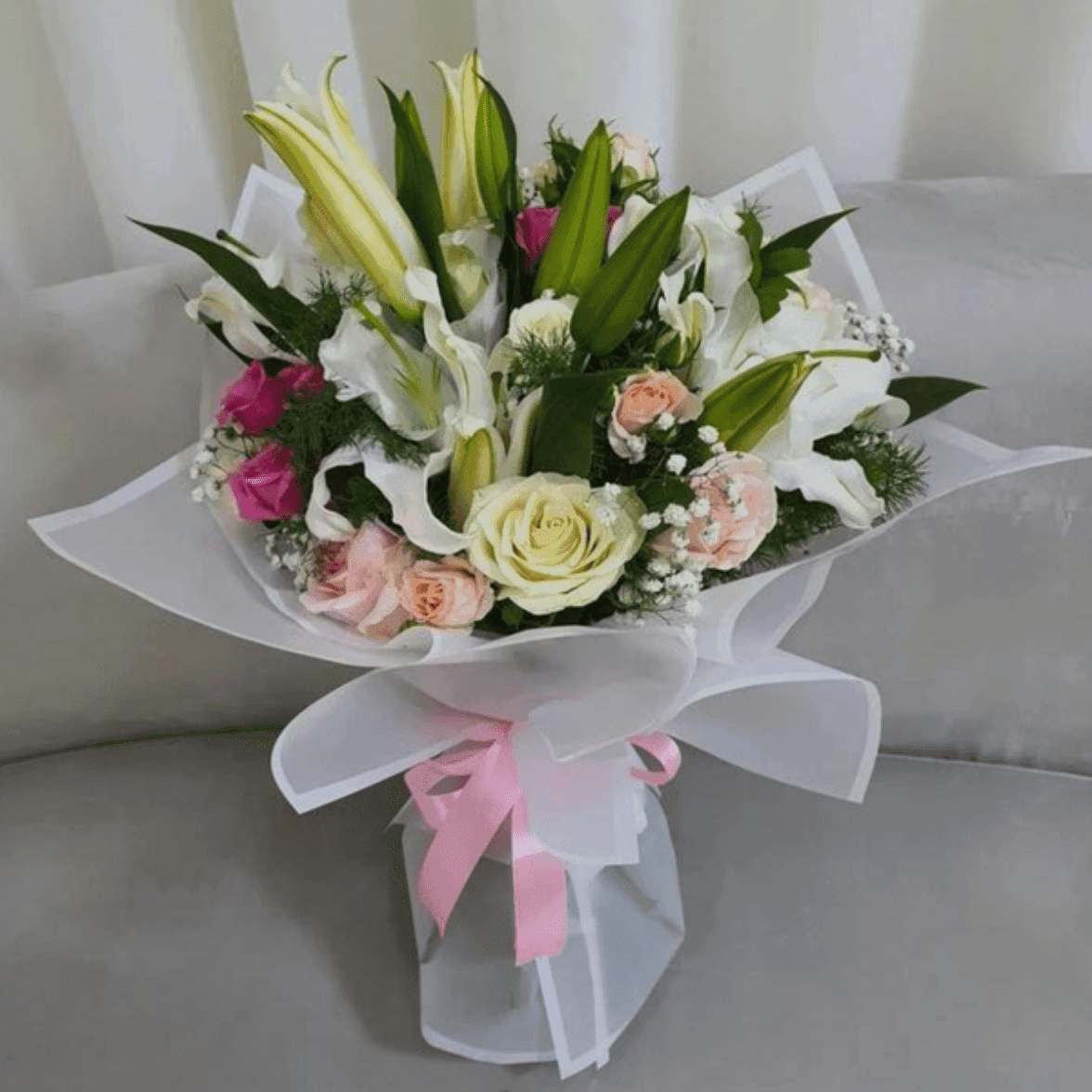 Bouquet la vie en rose