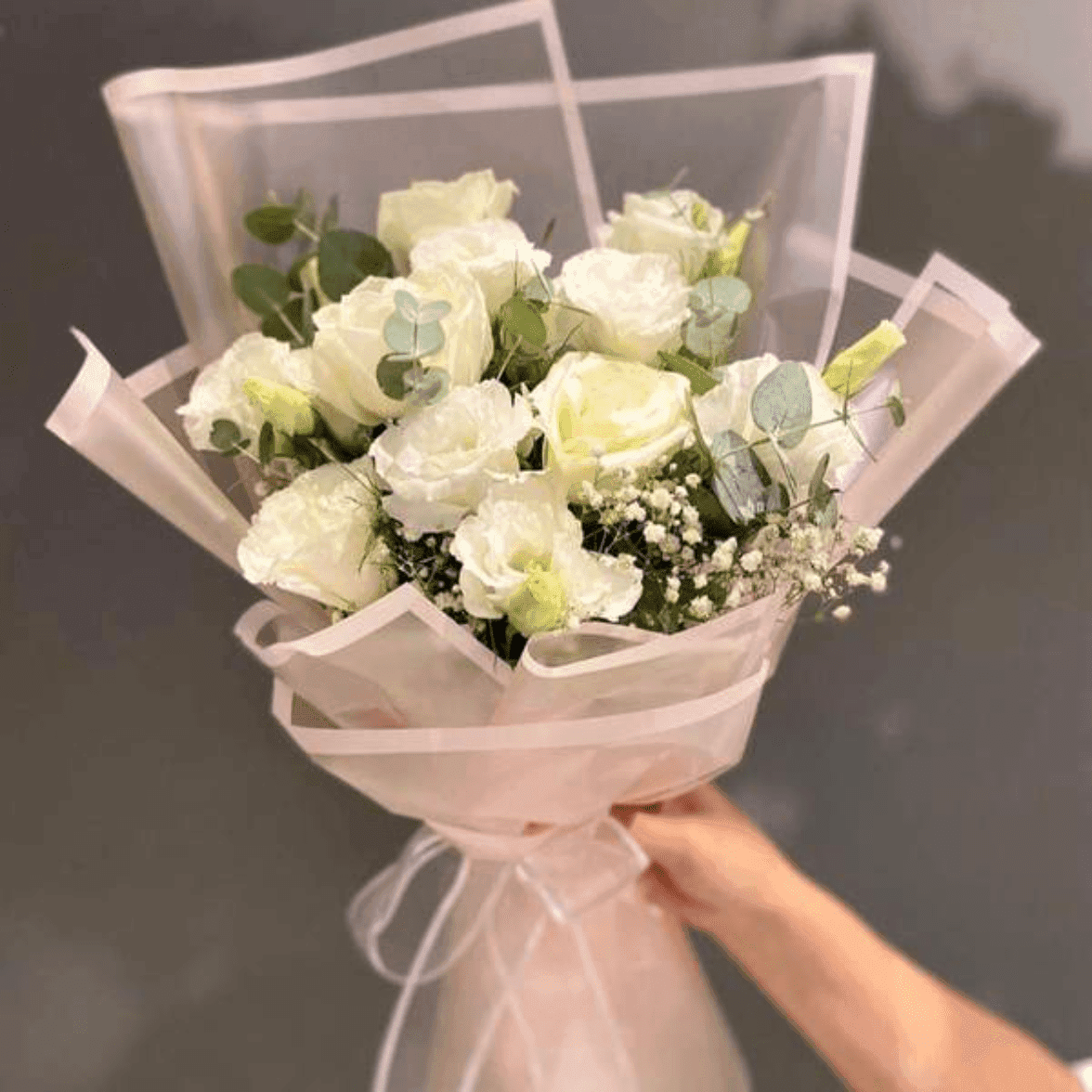 Bouquet de fleurs blanc