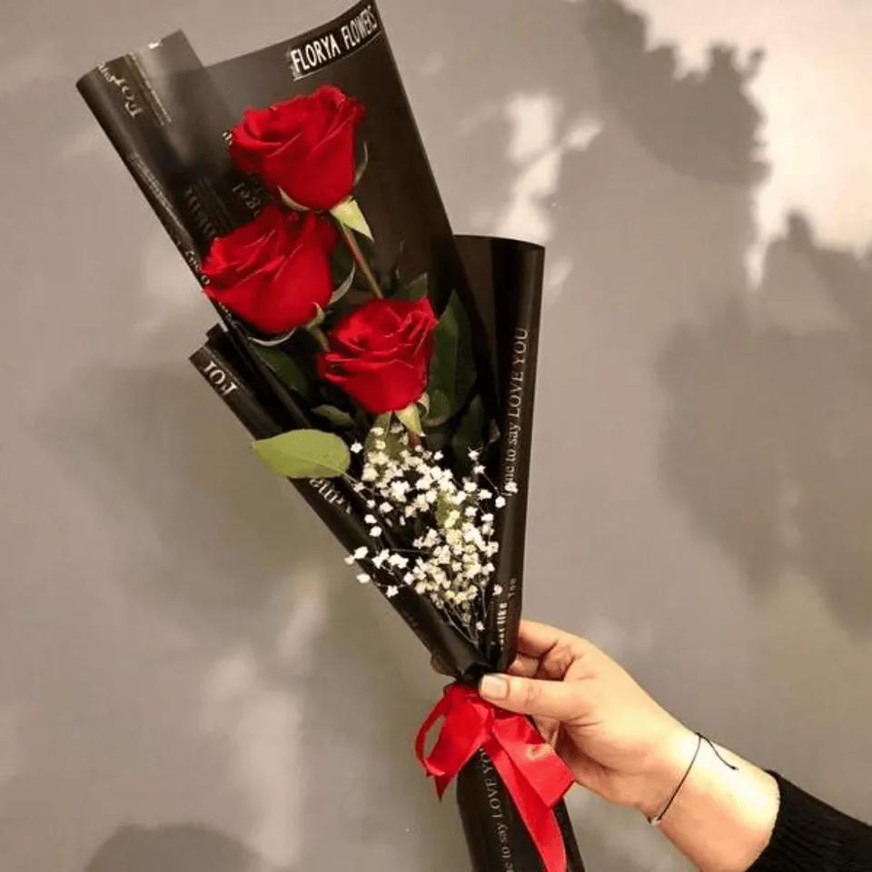 Bouquet de 3 rose