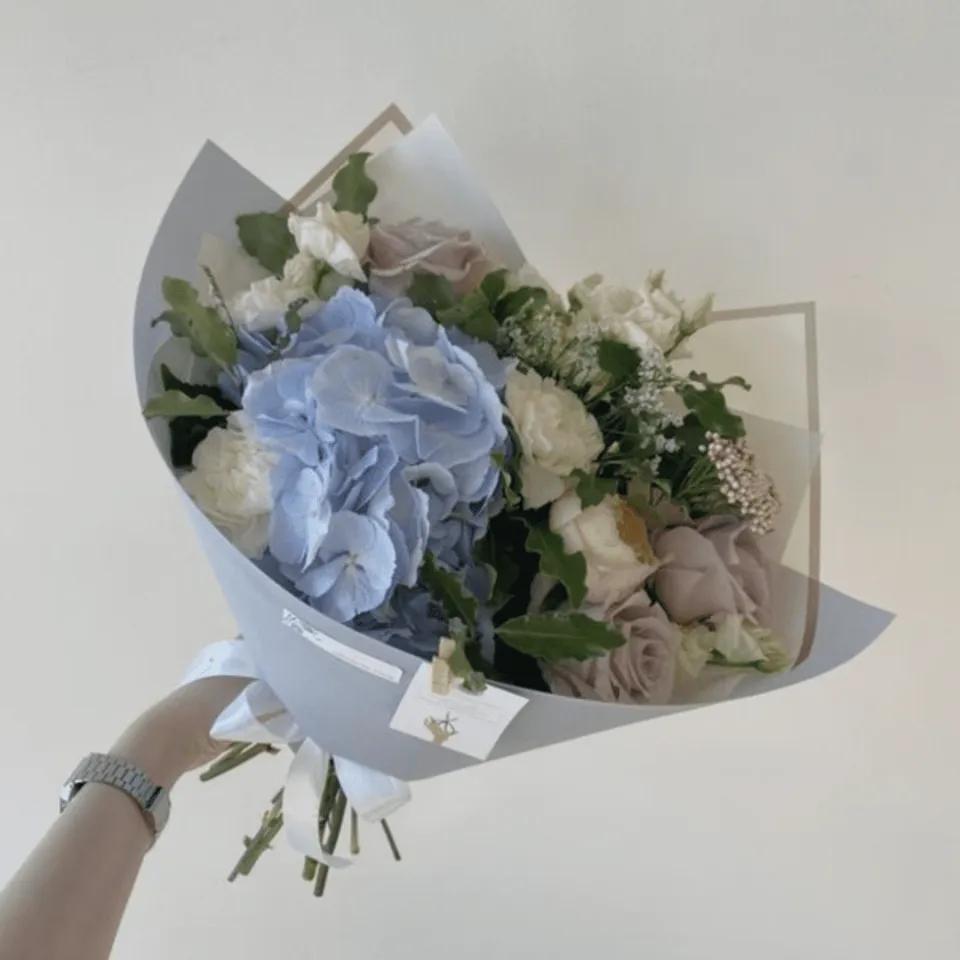 Bouquet Hortensia bleu