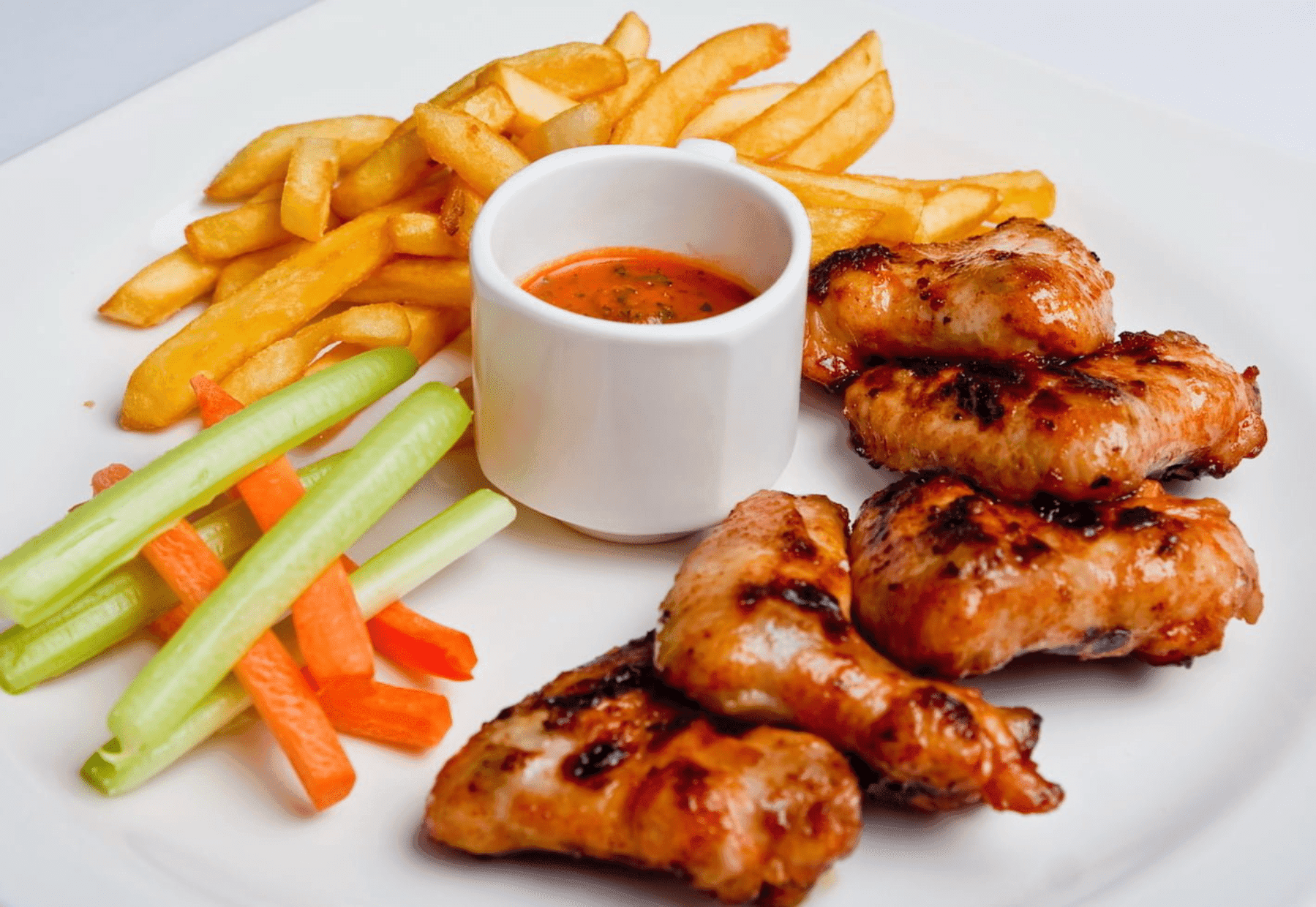 1/2  Poulet + Frites + Sauce