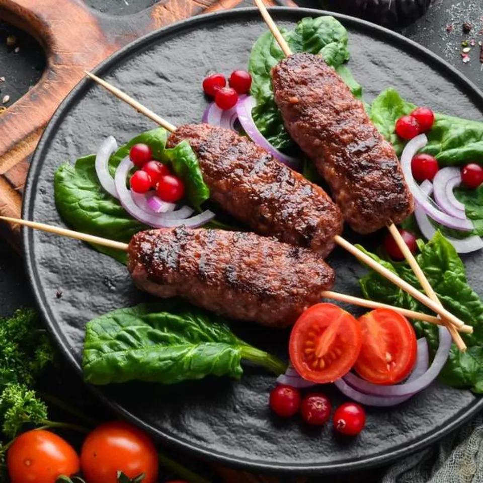Brochettes Viande Hachée