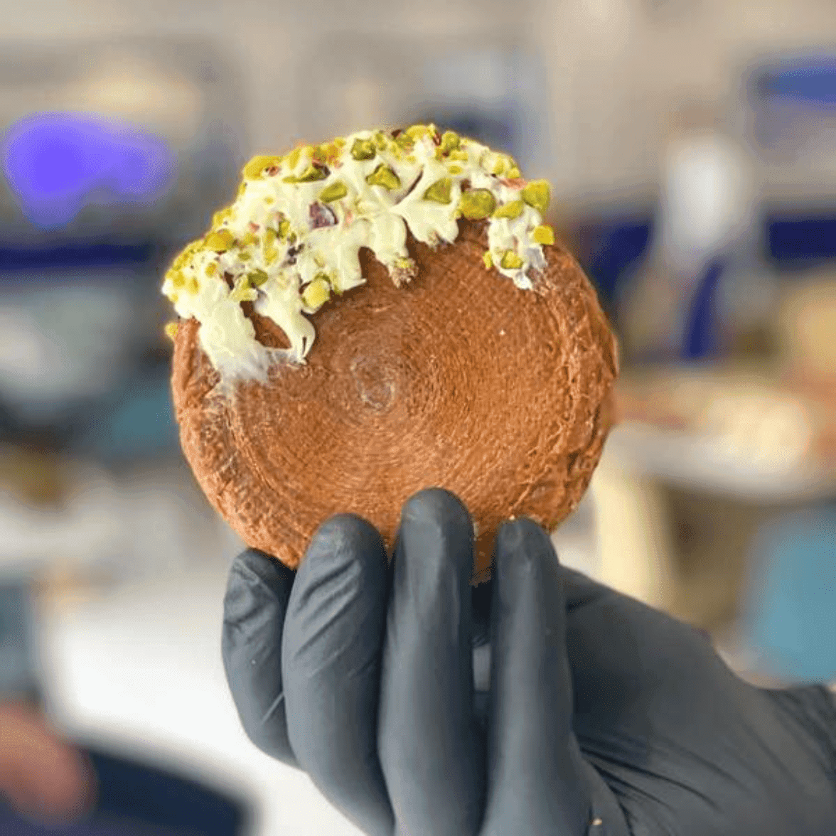 new York roll pistache