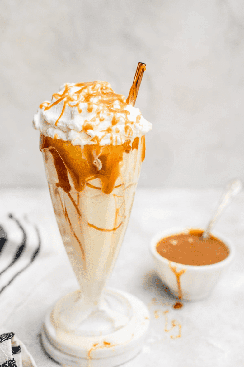 Milkshake caramel