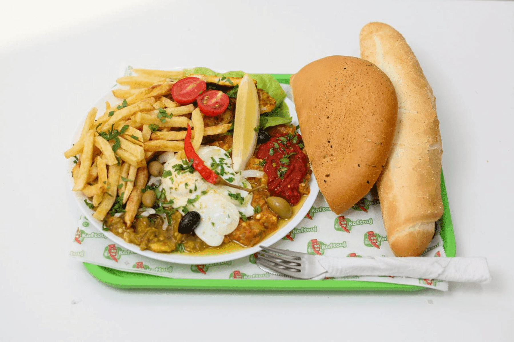 Plat Kafteji Escalope