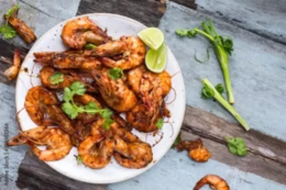 Crevettes grillées