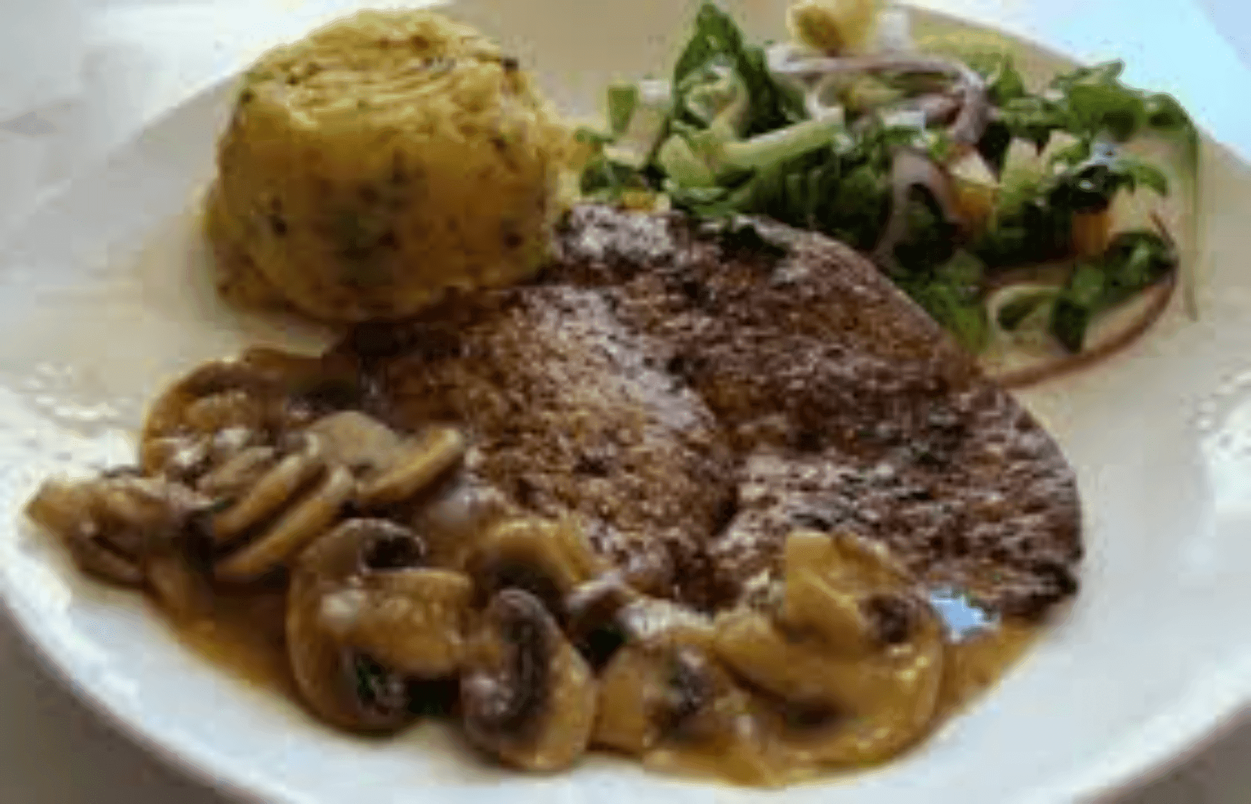 Foie de Veau sauce Champignon