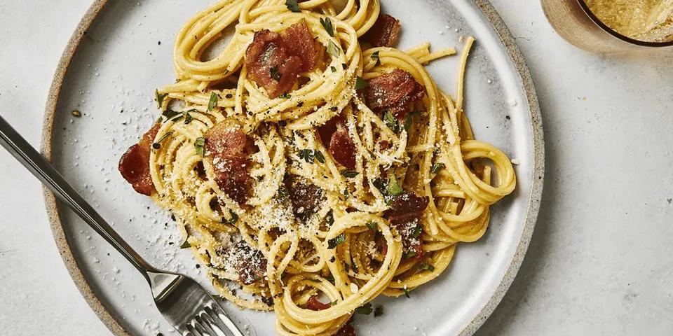 Pâtes à La Carbonara