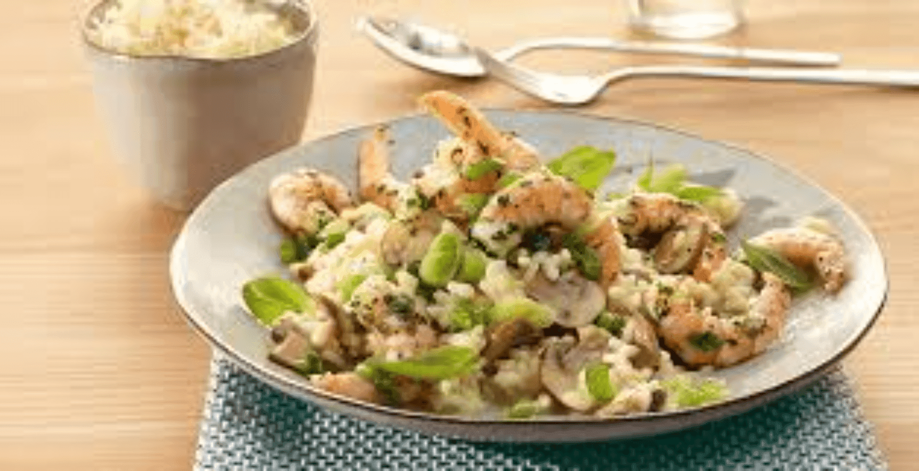 Risotto Chevrette et Champignon