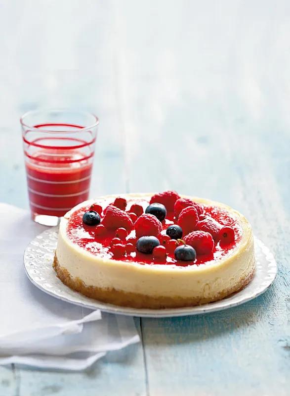 cheese cake coulis fruits rouges