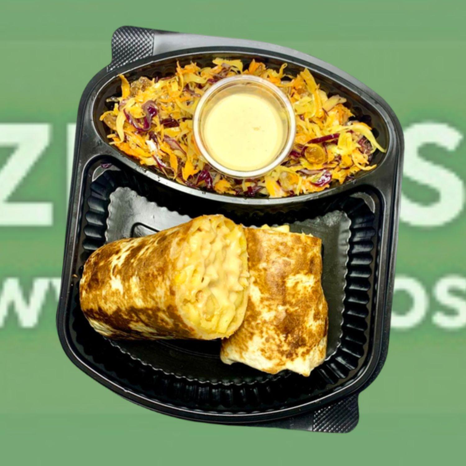 Burrito mac & cheese