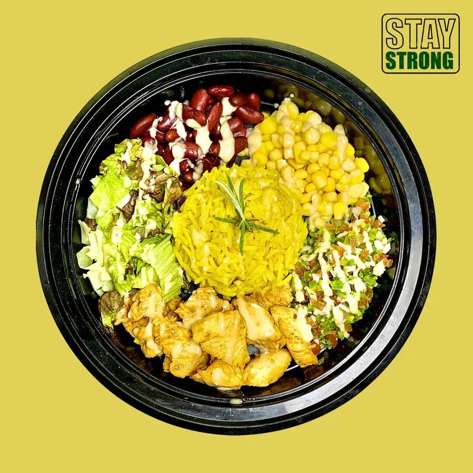 Chipotle chicken bowl
