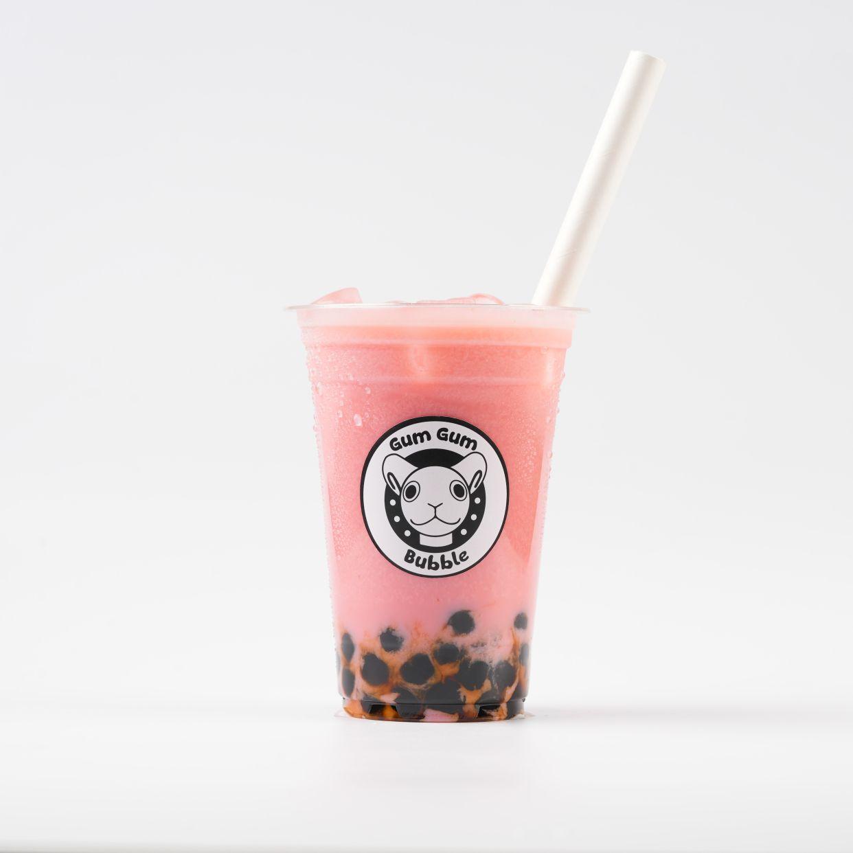 Latte Fraise Bubble Tea