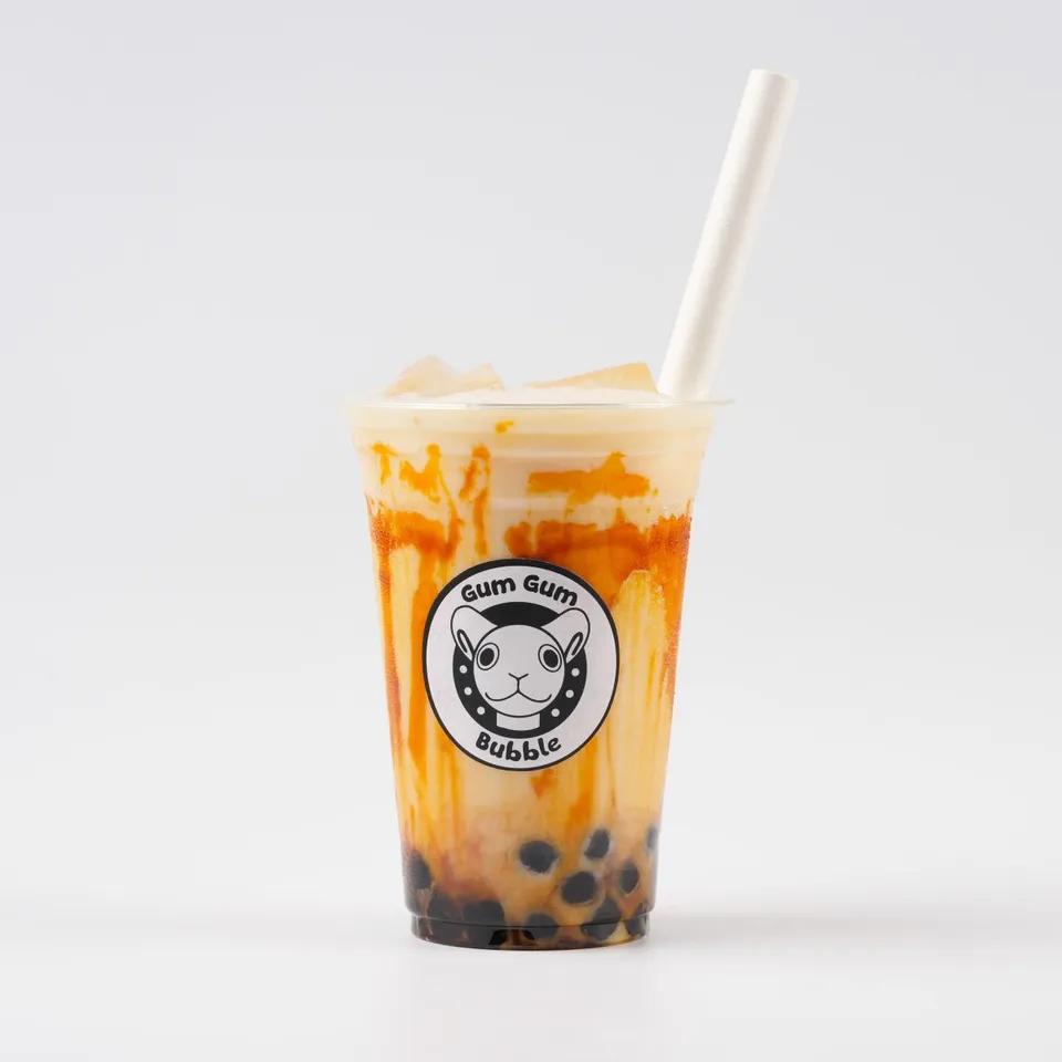 Latte Vanille Caramel Bubble Tea