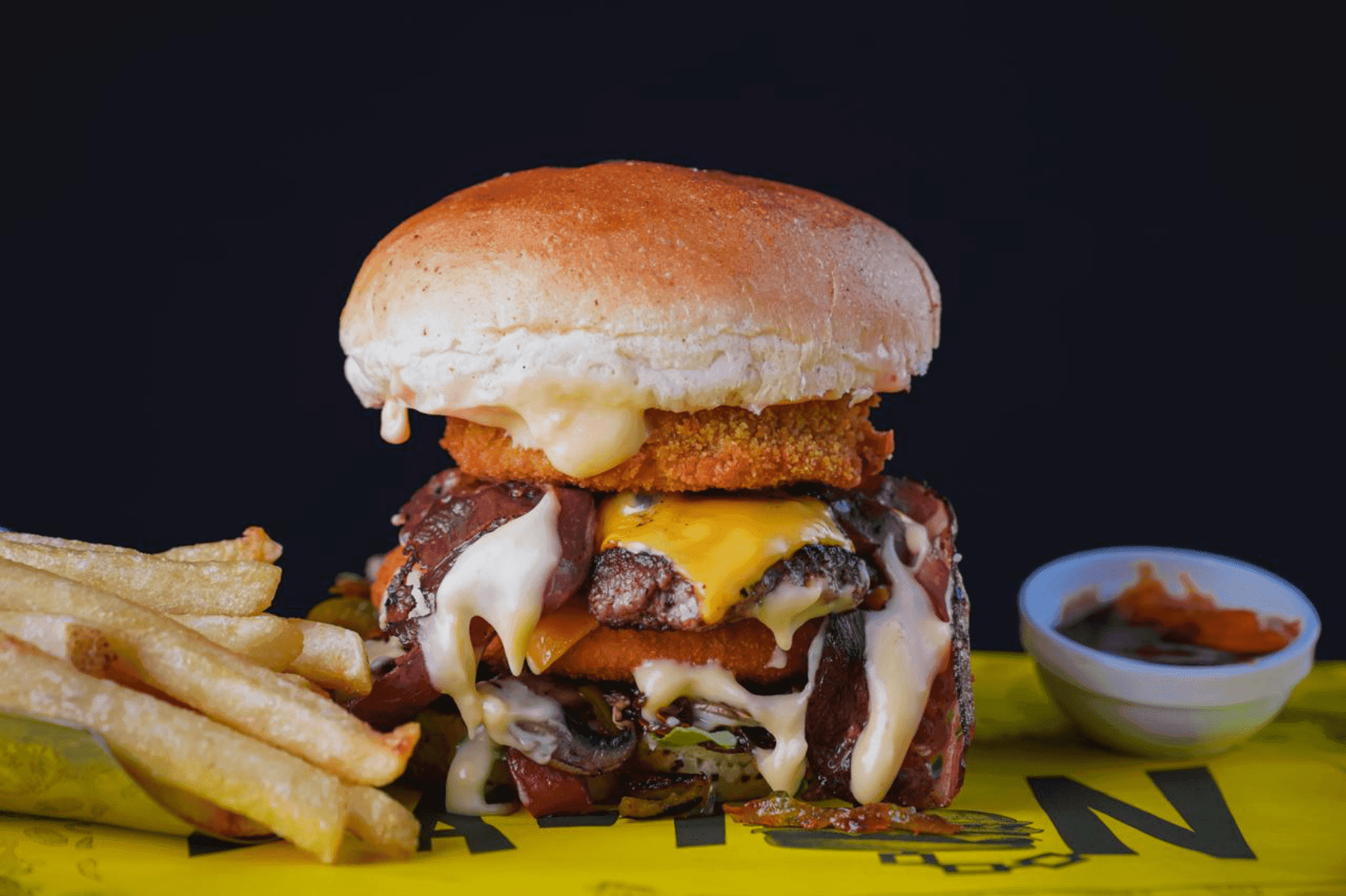 Lucky Luk Burger + Frites