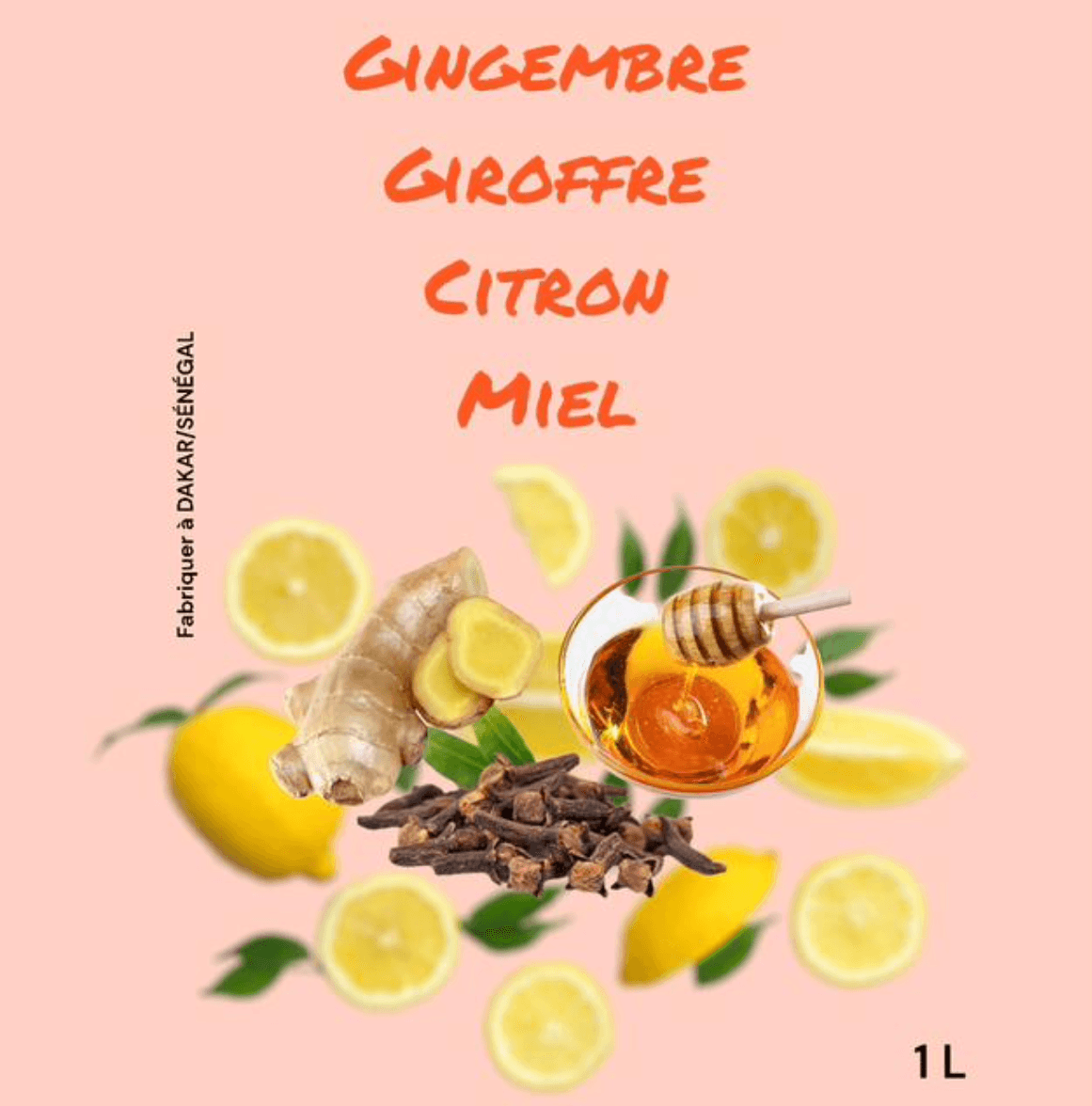 Wass (Gingembre Girofle Citron Miel 1L)