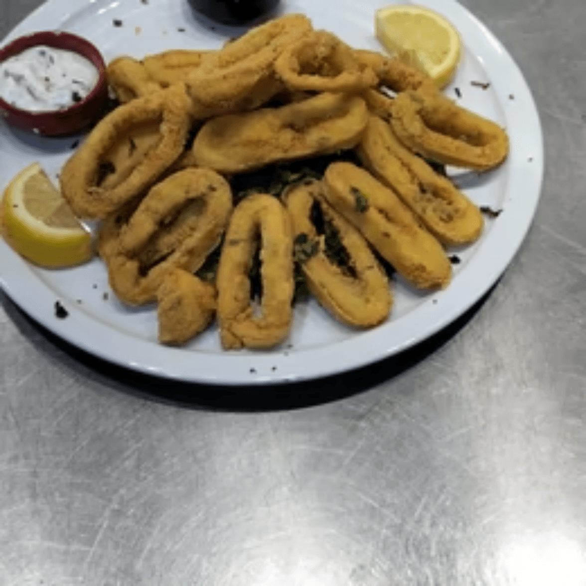 Calamars sautés à l'ail