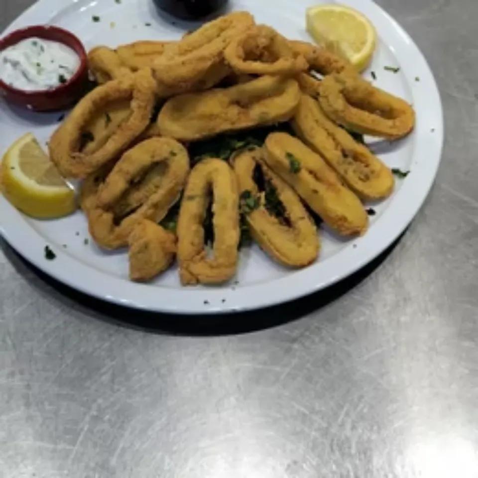Calamars sautés à l'ail