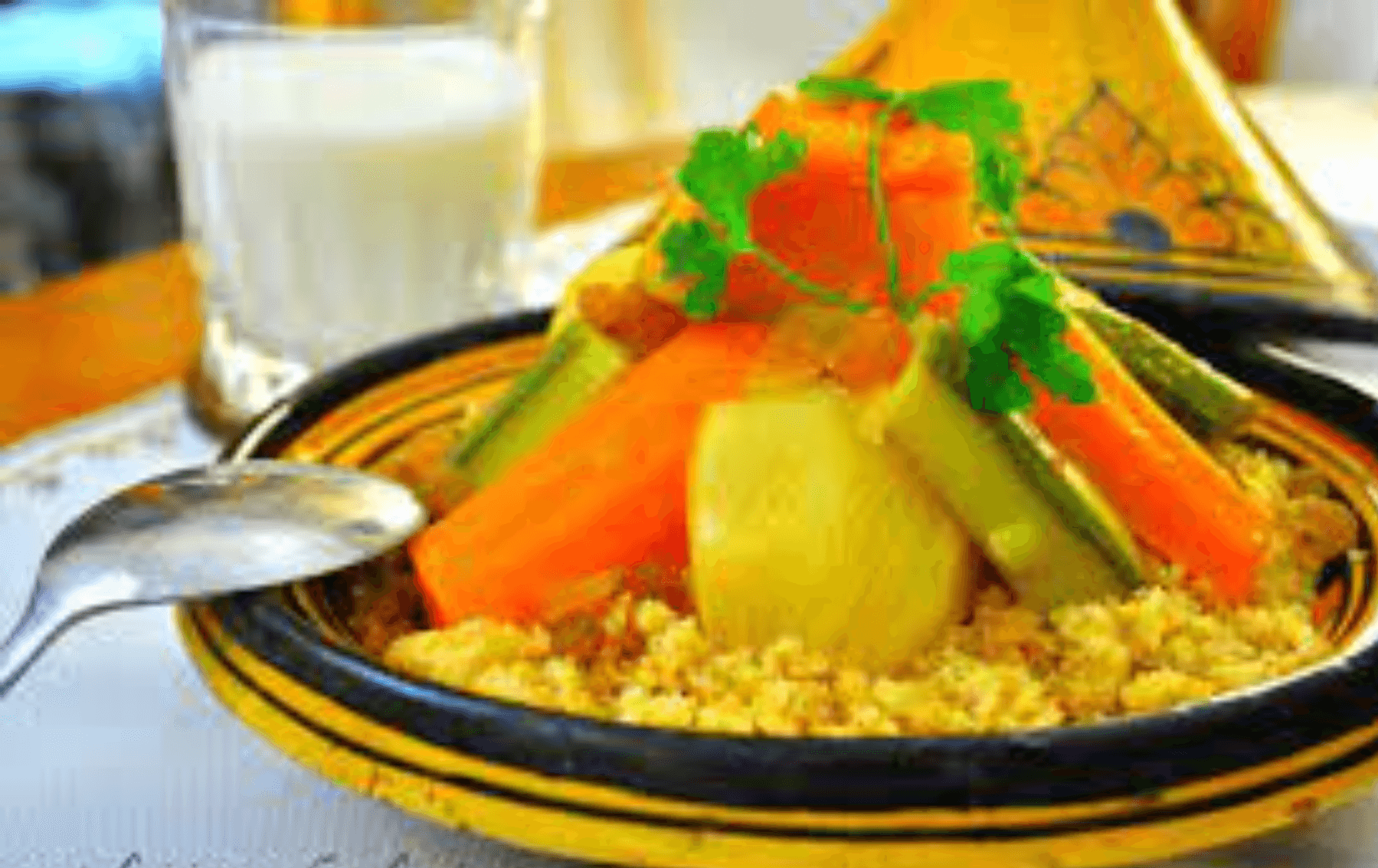 Couscous Poulet + Lben + Tfaya