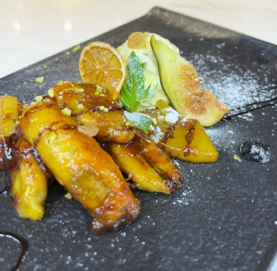 Banane et Ananas au Caramel