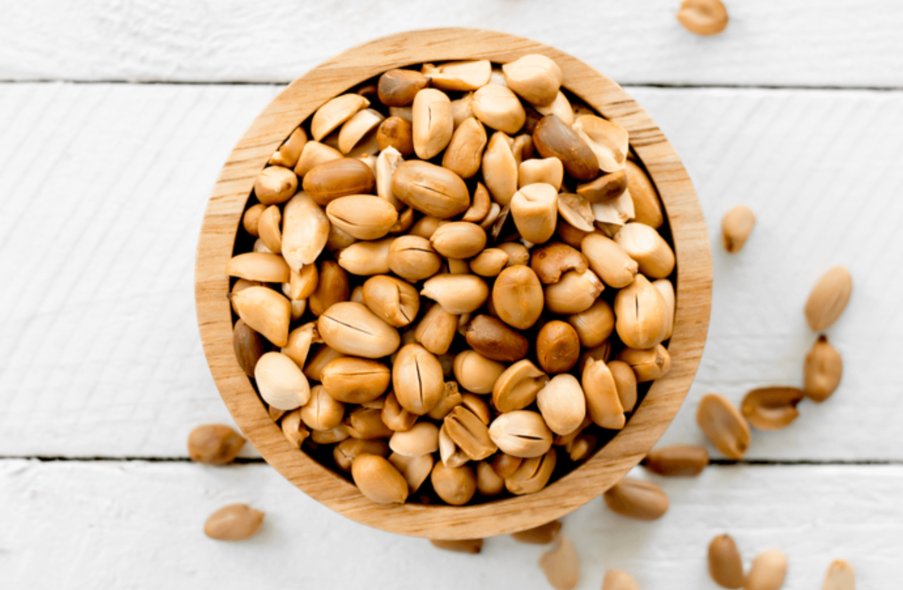 Cacahuètes blanches non salées