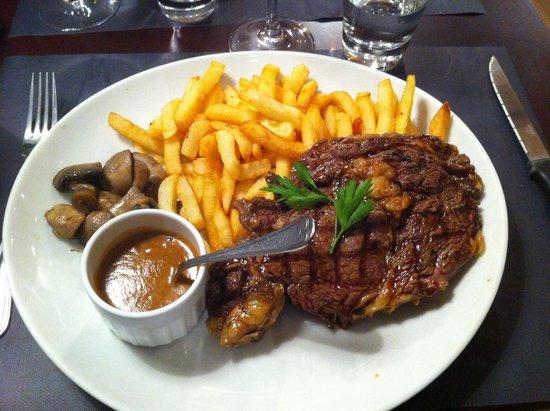 Filet grillé à la crème