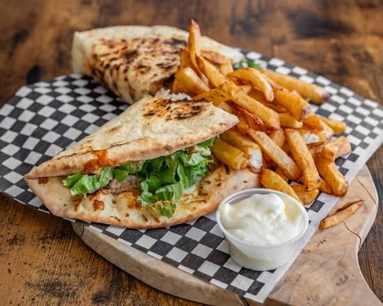 Makloub double viande