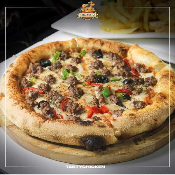 Pizza viande hachée