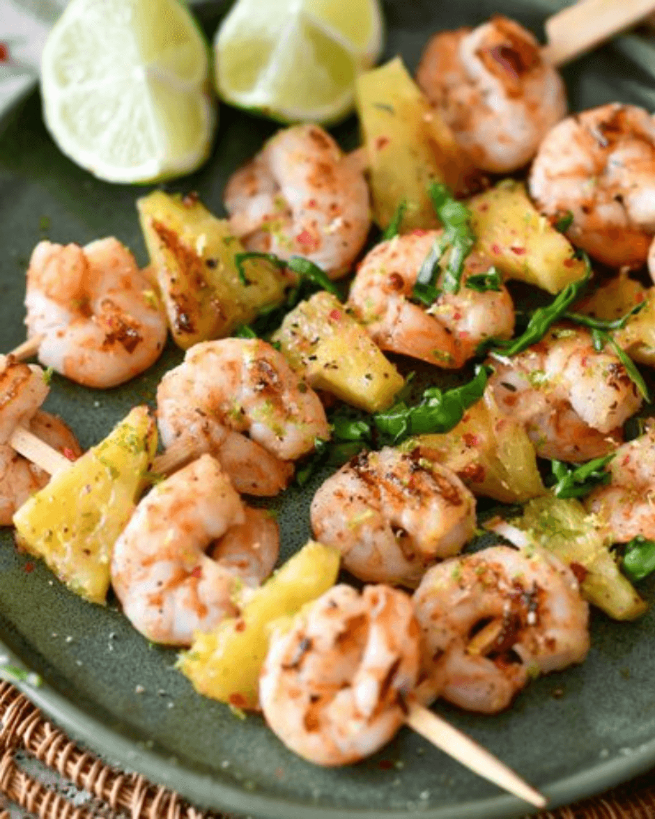 Brochettes Crevettes