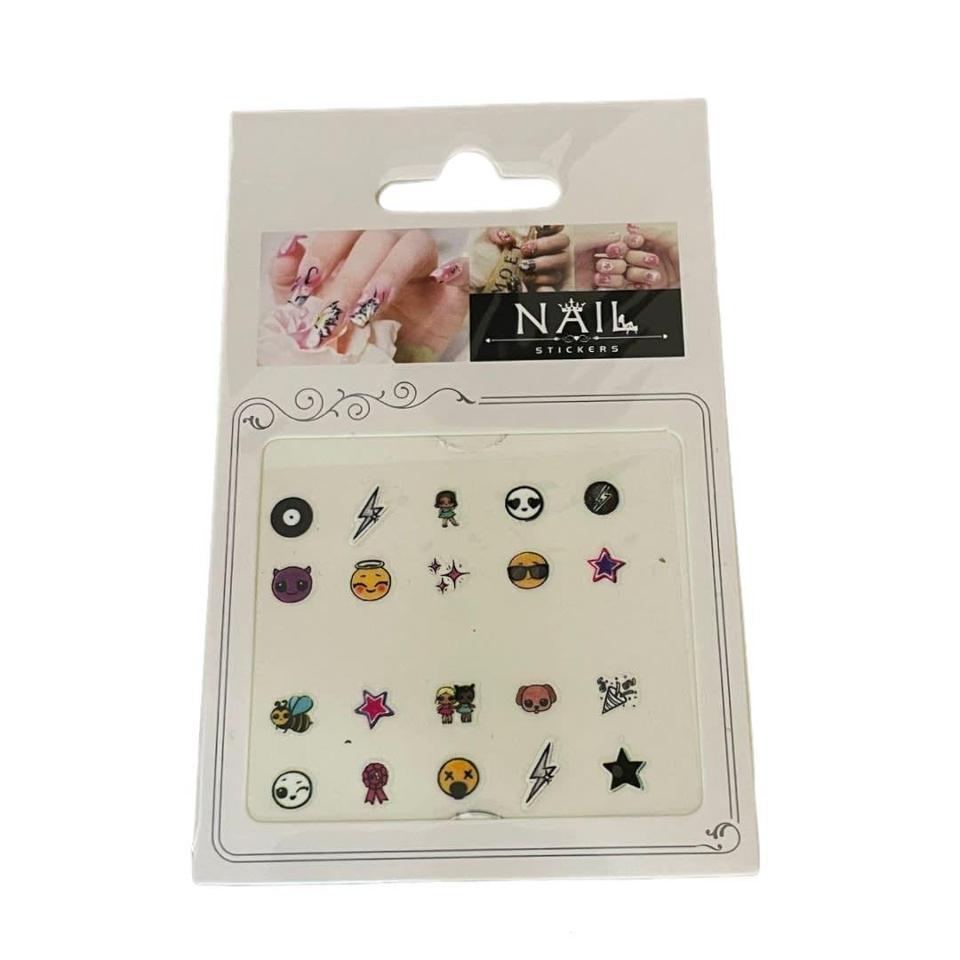 Stickers pour ongle smiley