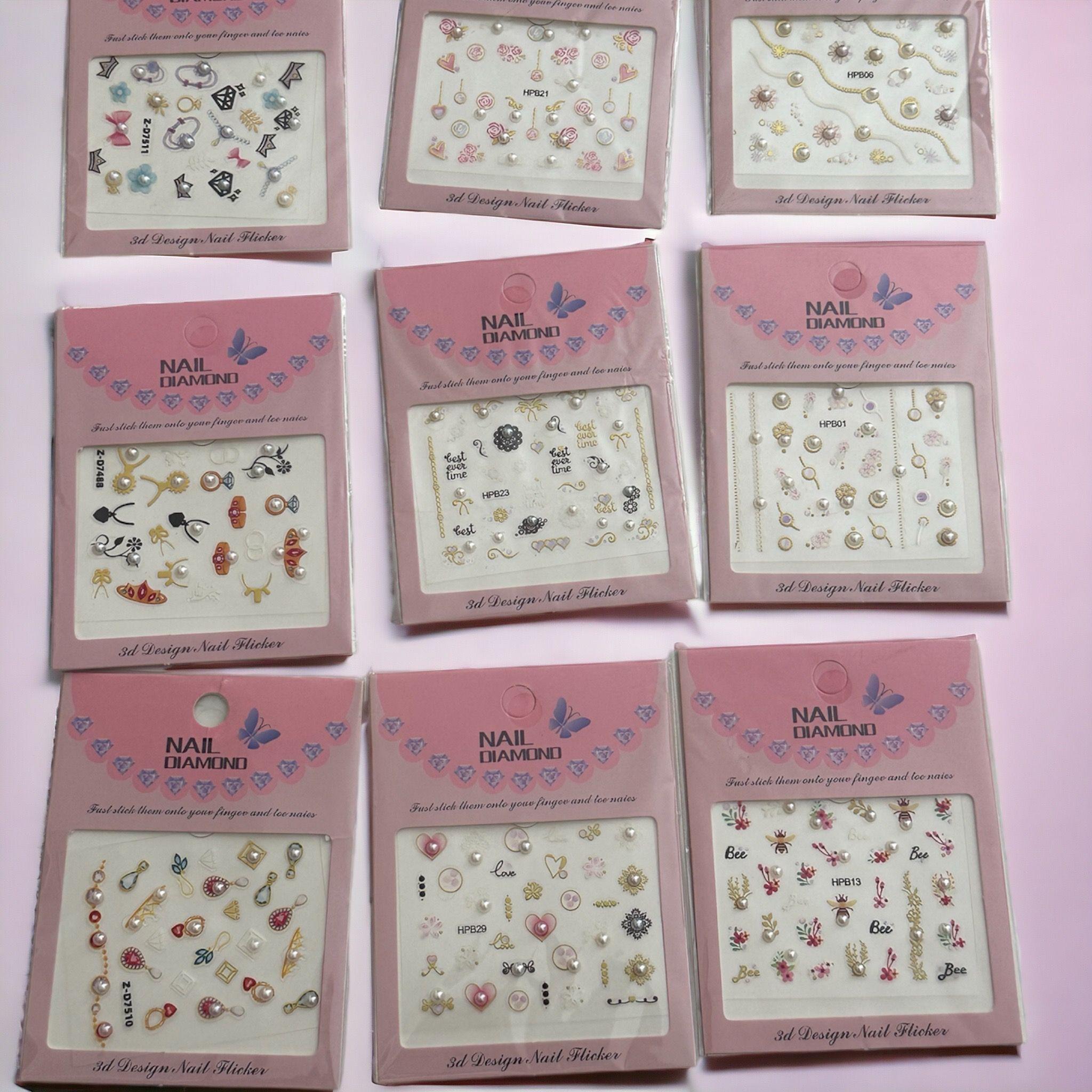 Décoration pour ongles stickers