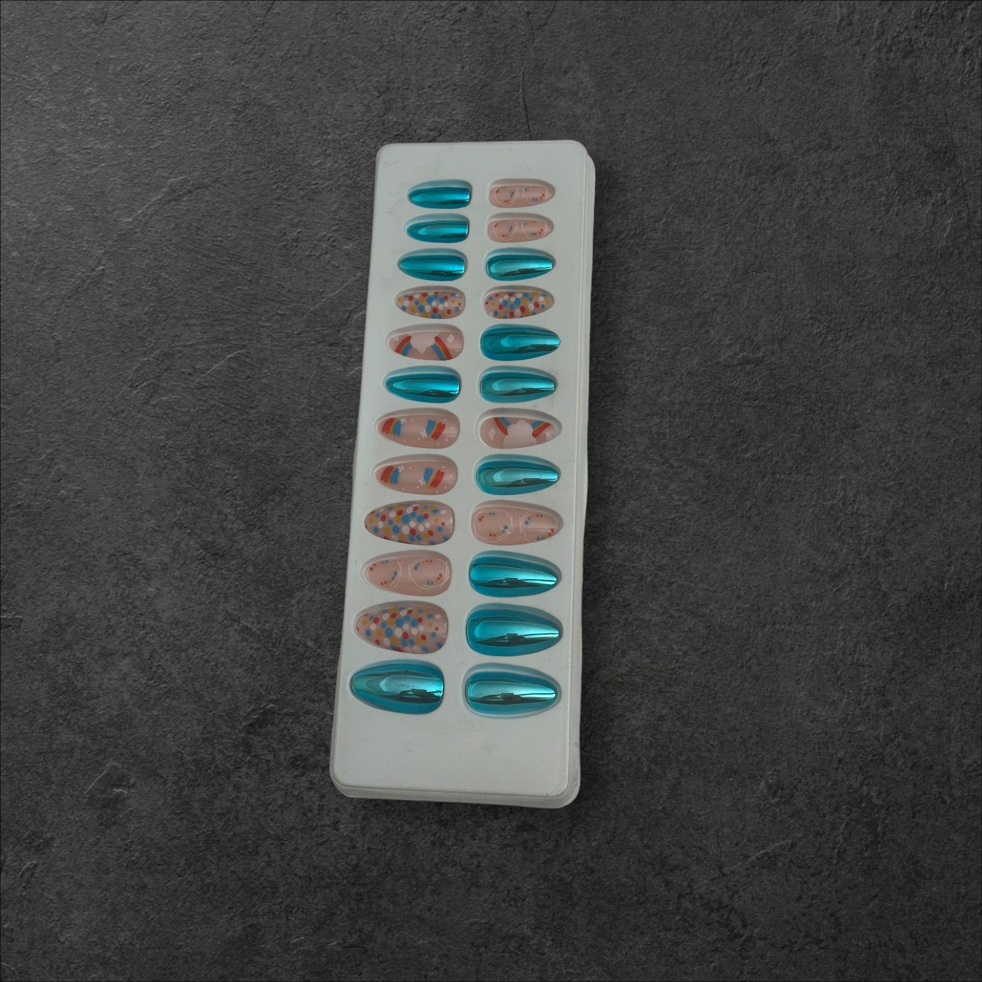 Nail Art Rose Éternelle faux ongles