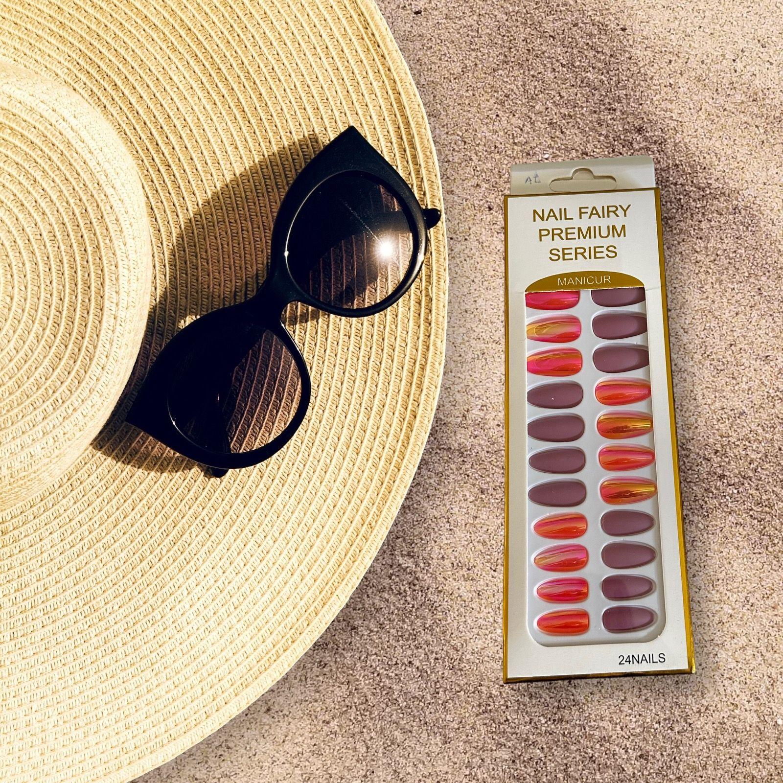 Faux Ongles summer vibes AI